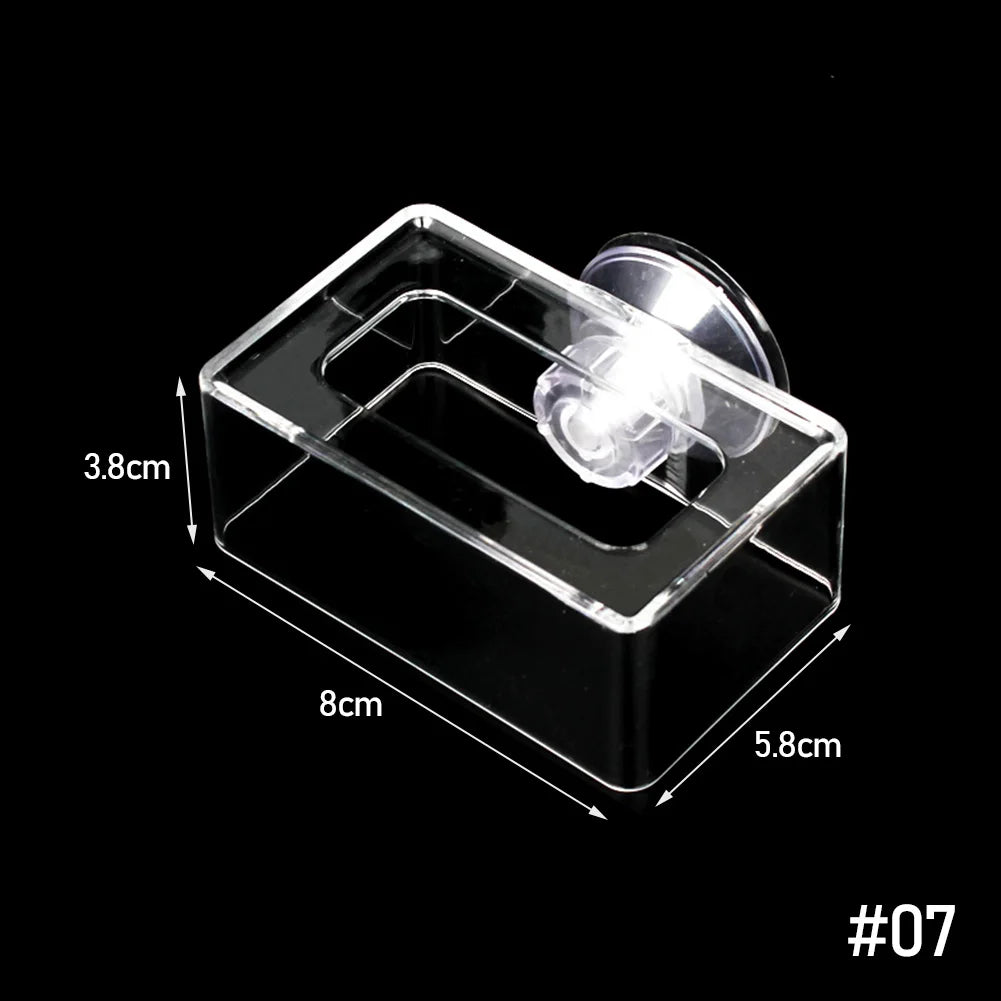 Aquarium Suction Cup Ring Feeder – Floating Fish Feeding Station & Food Tray for Fish Tanks