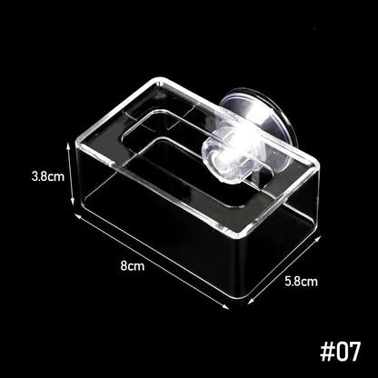 Aquarium Suction Cup Ring Feeder – Floating Fish Feeding Station & Food Tray for Fish Tanks
