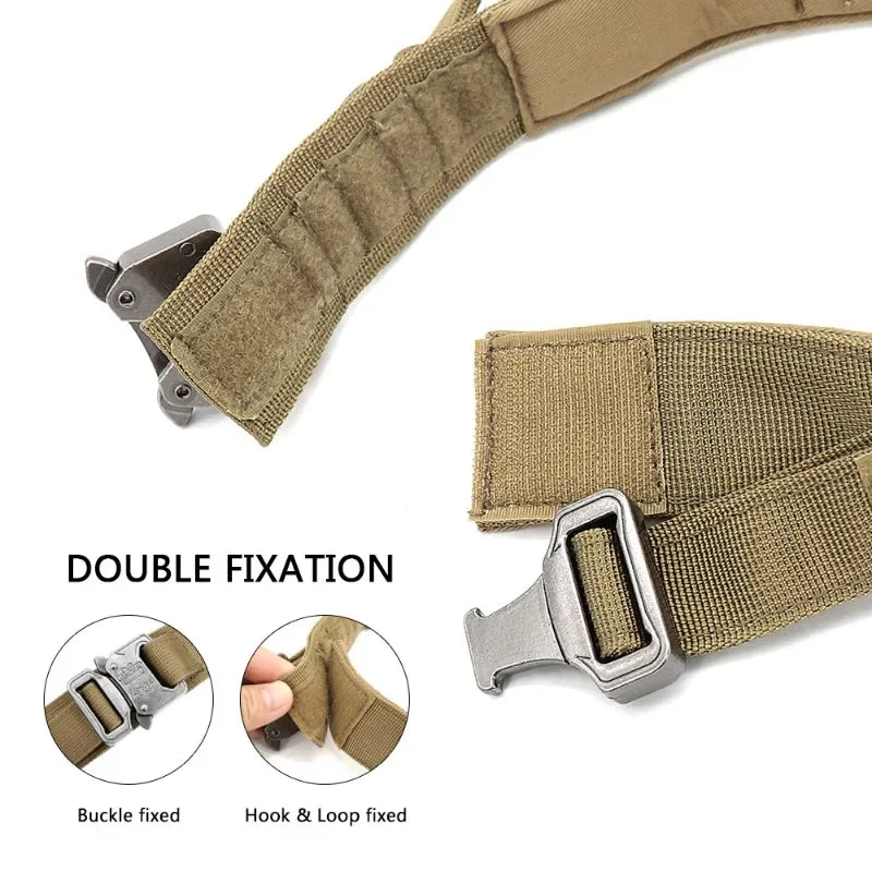 Military Tactical Dog Collar Camouflage Medium Large Dog Collars For Walking Training Duarable Dog Collar for German Shepard
