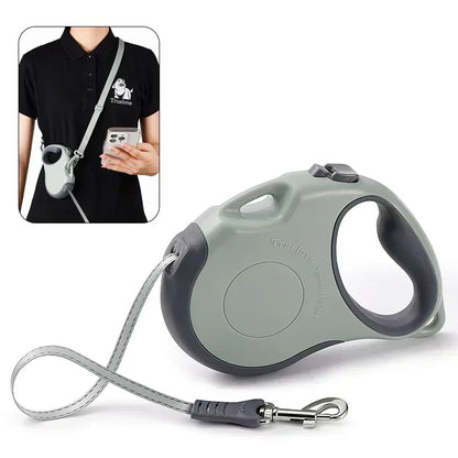 Truelove TLL5001 16FT Retractable Dog Leash – Tangle-Free Strong Nylon Tape with One-Hand Brake, Pause & Lock for Dogs & Cats