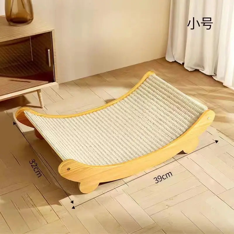 Sisal Cat Scratching Board – Wear-Resistant, Shavings-Resistant Cat Scratcher Sofa & Cat Nest for Indoor Cats