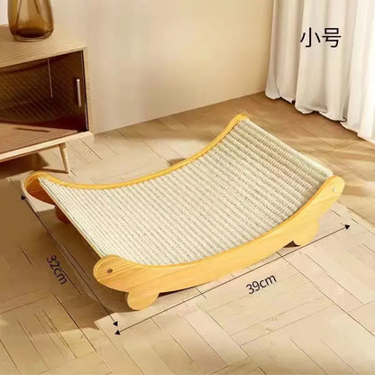 Sisal Cat Scratching Board – Wear-Resistant, Shavings-Resistant Cat Scratcher Sofa & Cat Nest for Indoor Cats