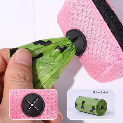 Dog Waste Bag Holder – Portable Pet Poop Bag Dispenser for Walking, Travel & Easy Cleanup