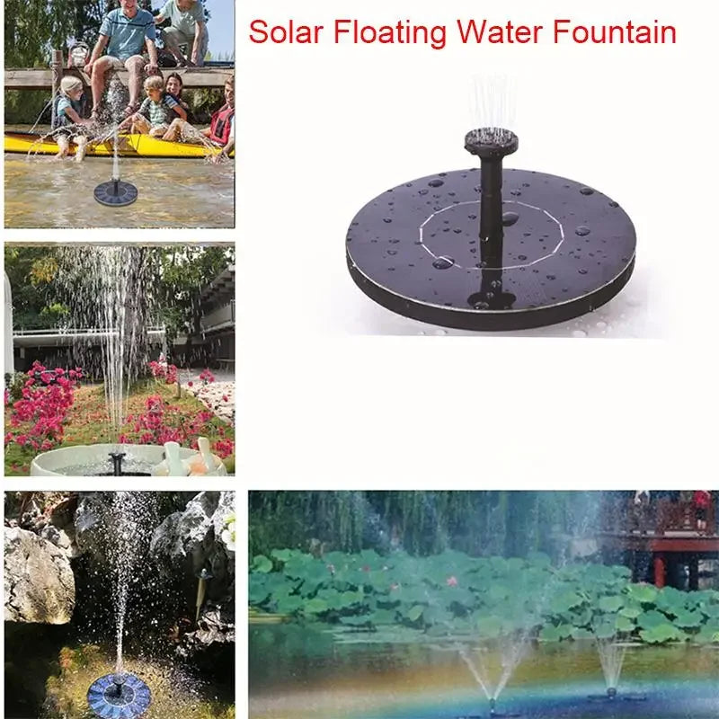 Mini Solar Water Fountain – Floating Solar Fountain Pump for Bird Baths, Garden Ponds & Outdoor Water Features