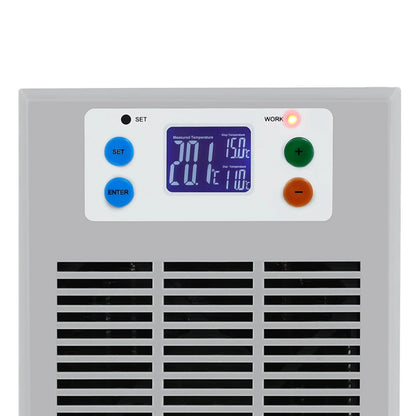 100W Aquarium Heater & Cooling Machine – LED Display Temperature Controller with 10-40°C Adjustment for 30L Fish Tanks