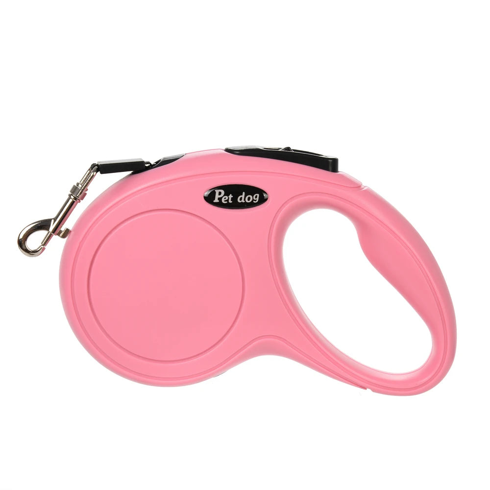 3m/5m Retractable Dog Leash – Strong Nylon Extendable Lead for Small & Medium Dogs, Cats & Puppies