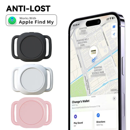 Smart GPS Pet Tracker – Mini Waterproof Long-Range GPS Collar Tracker for Cats & Dogs, iOS Compatible