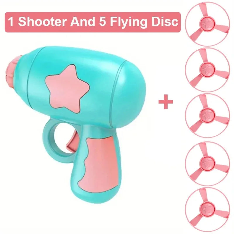 Interactive Cat Toy Launcher – Mini Flying Disc Shooting Gun for Kitten Training, Exercise & Play
