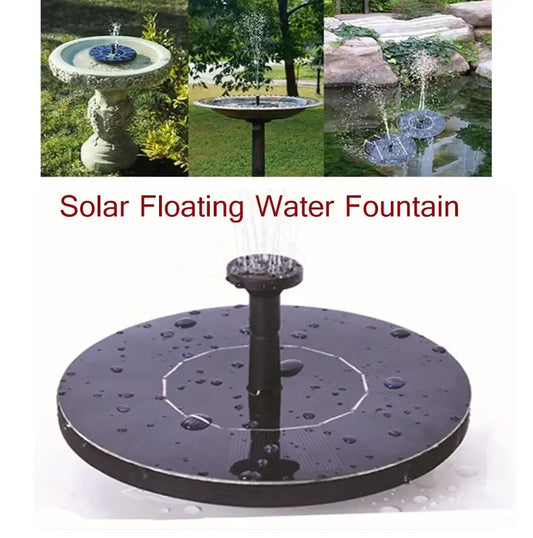 Mini Solar Water Fountain – Floating Solar Fountain Pump for Bird Baths, Garden Ponds & Outdoor Water Features
