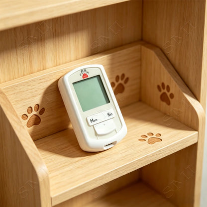 Pet Blood Glucose Meter for Cats & Dogs – Accurate, Rapid Micro-Blood Testing Monitor for Daily Health Care