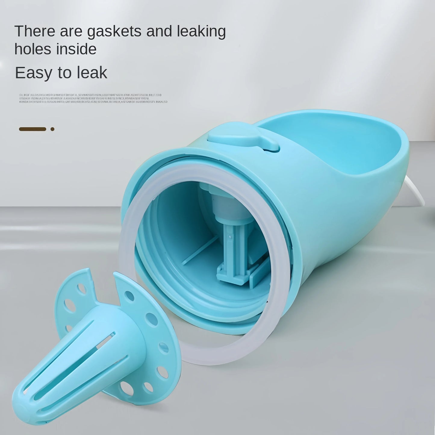 Portable Pet Water Bottle – Food Grade Travel Water Cup with Food Dispenser for Dogs, Cats & Puppies