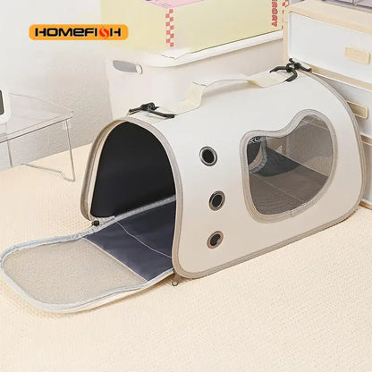Portable Pet Carrier Bag – Foldable Breathable Shoulder Carrier for Cats, Kittens & Small Dogs