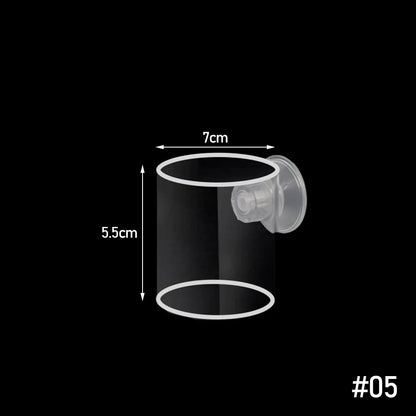 Aquarium Suction Cup Ring Feeder – Floating Fish Feeding Station & Food Tray for Fish Tanks