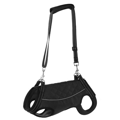 Adjustable Dog Lifting Harness – Leg Support Sling with Padded Handle & Reflective Stripes for Mobility Assistance