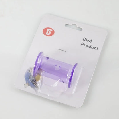 New Transparent Interactive Feeding Plastic Rolling Puzzle Bird Enrichment Pet Supplies