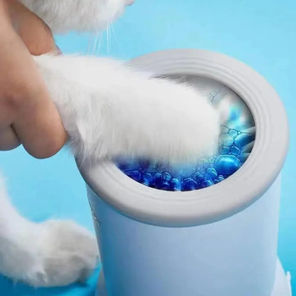 Portable Automatic Dog Paw Washer – USB Rechargeable Electric Paw Cleaner & Massager for Small & Medium Dogs and Cats