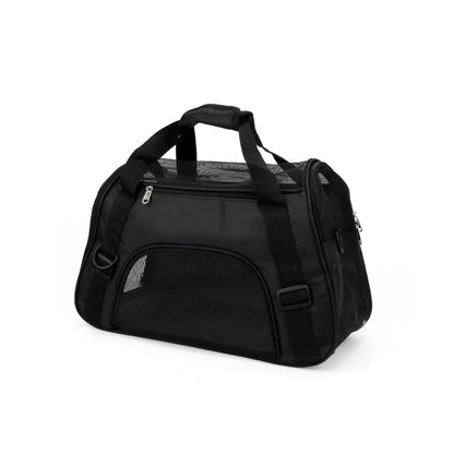 Portable Mesh Pet Carrier Bag – Breathable Foldable Travel Handbag for Cats & Small Dogs
