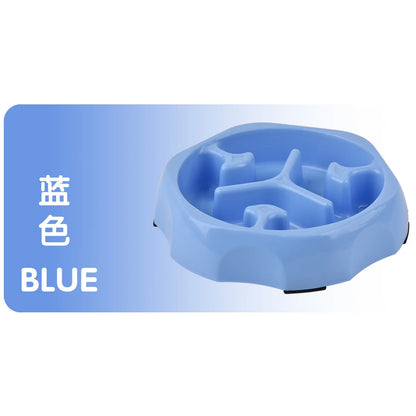 Slow Feeder Pet Bowl – Anti-Choking Puzzle Food & Water Bowl for Dogs and Cats, Anxiety Relief Design