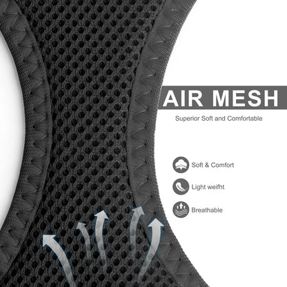 Breathable Mesh Pet Harness and Leash Set – Adjustable Reflective Vest for Dogs & Cats