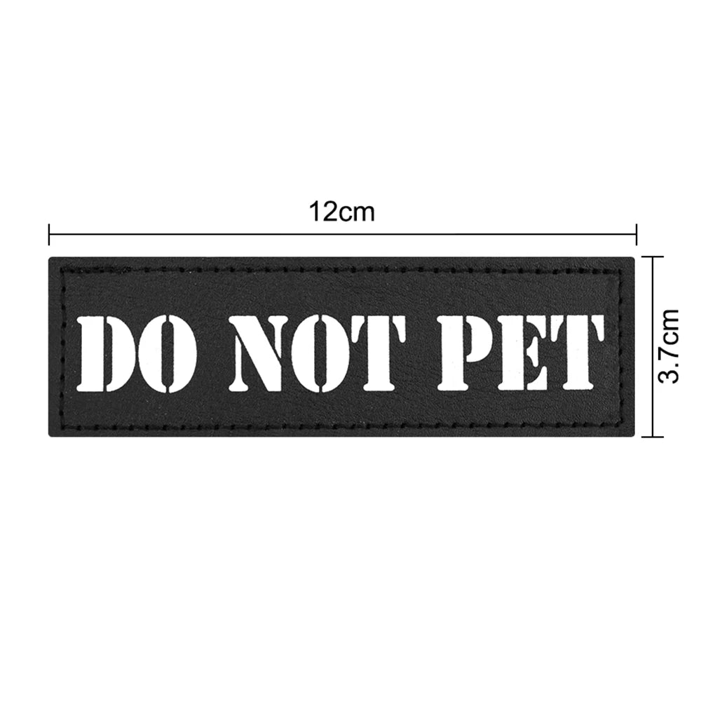 Personalized Tactical Dog Patch – Custom Name ID Label for Dog Harness, Vest & Collar
