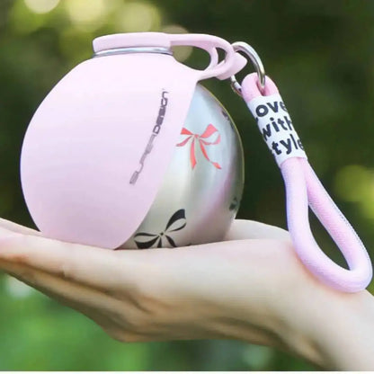 Portable Dog Water Bottle – Leakproof Folding Travel Drinking Cup with Lanyard Hook for Outdoor Use