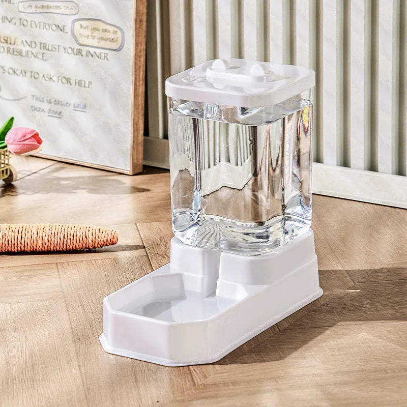 4L Automatic Pet Feeder & Water Dispenser Set – BPA-Free Non-Electric Gravity Food Station for Cats & Dogs
