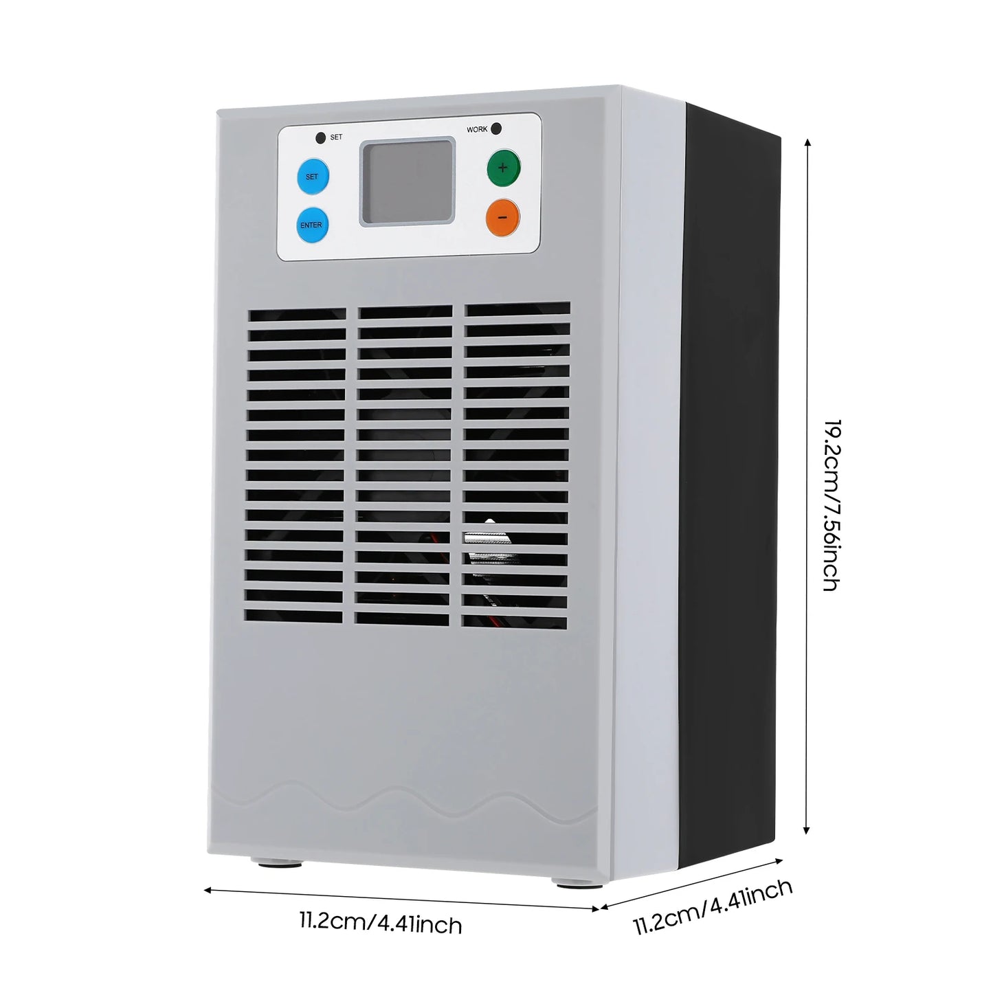 100W Aquarium Heater & Cooling Machine – LED Display Temperature Controller with 10-40°C Adjustment for 30L Fish Tanks