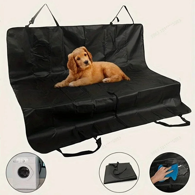 600D Waterproof Dog Car Seat Cover – Heavy-Duty Oxford Cloth SUV Cargo Liner & Trunk Protector for Dogs