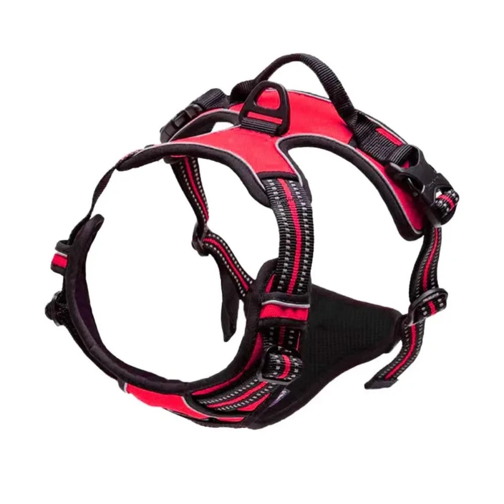 Reflective Adjustable Dog Harness – Breathable Vest Chest Strap for Small, Medium & Large Dogs, Cats & Puppies