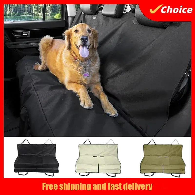 600D Waterproof Dog Car Seat Cover – Heavy-Duty Oxford Cloth SUV Cargo Liner & Trunk Protector for Dogs