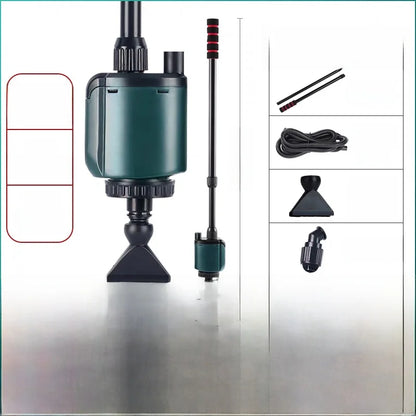 Automatic Aquarium Gravel Cleaner – Fish Tank Water Changer, Sand Washer & Fish Waste Vacuum Pump Cleaning Tool