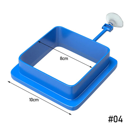 Aquarium Suction Cup Ring Feeder – Floating Fish Feeding Station & Food Tray for Fish Tanks