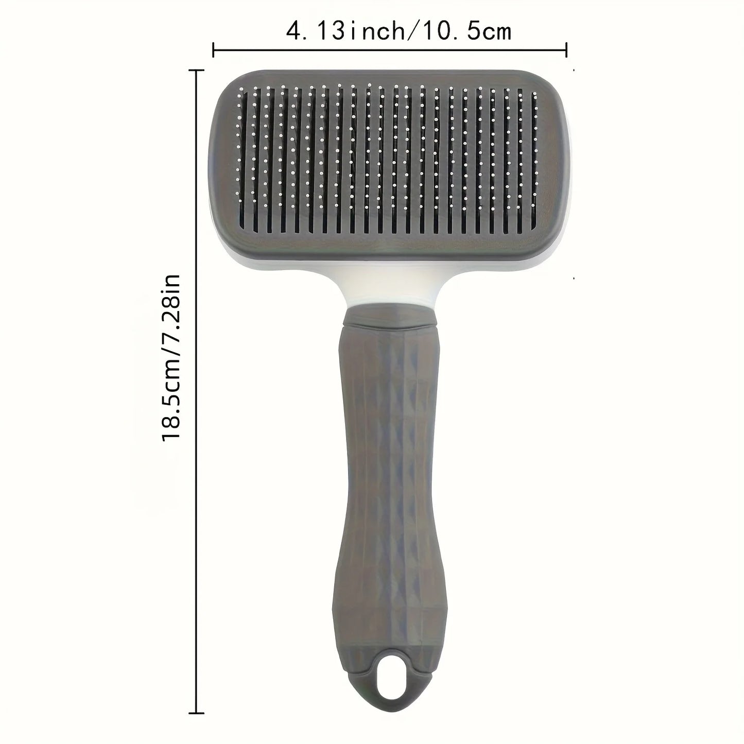 Self-Cleaning Slicker Brush for Dogs & Cats – Pet Hair Removal and Grooming Comb