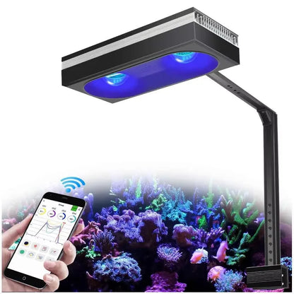PopBloom RL90/RL180 Wi/Fi Reef Aquarium Light – Full Spectrum LED for SPS, LPS Coral & Marine Aquariums