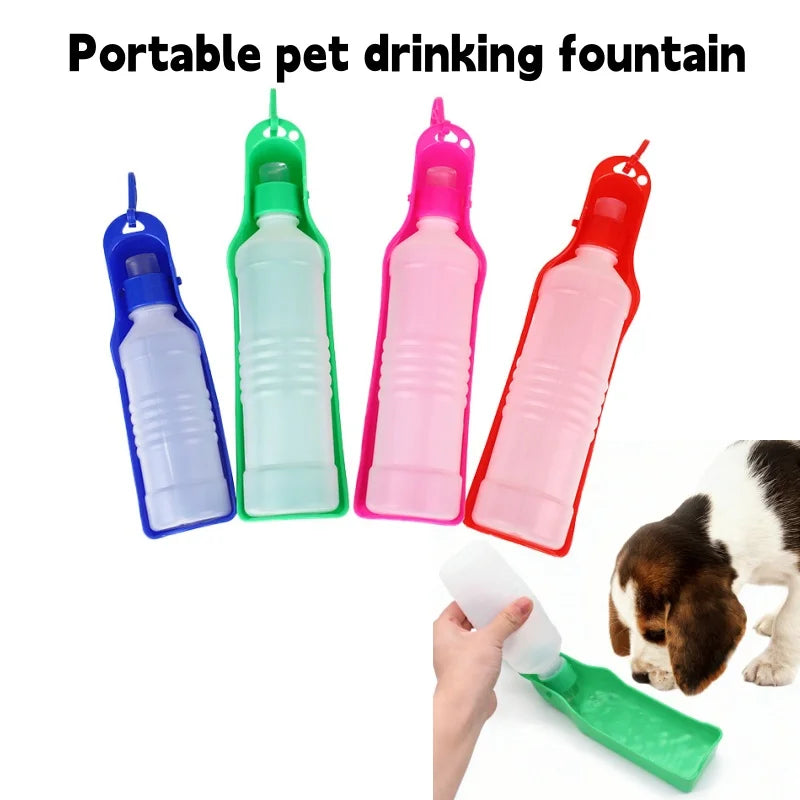 Leakproof Portable Dog Water Bottle – Travel Drinking Cup & Water Feeder for Walking, Hiking & Outdoor Adventures