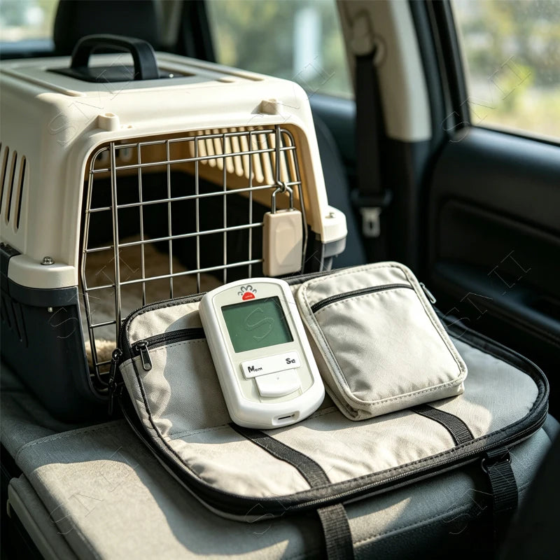 Pet Blood Glucose Meter for Cats & Dogs – Accurate, Rapid Micro-Blood Testing Monitor for Daily Health Care