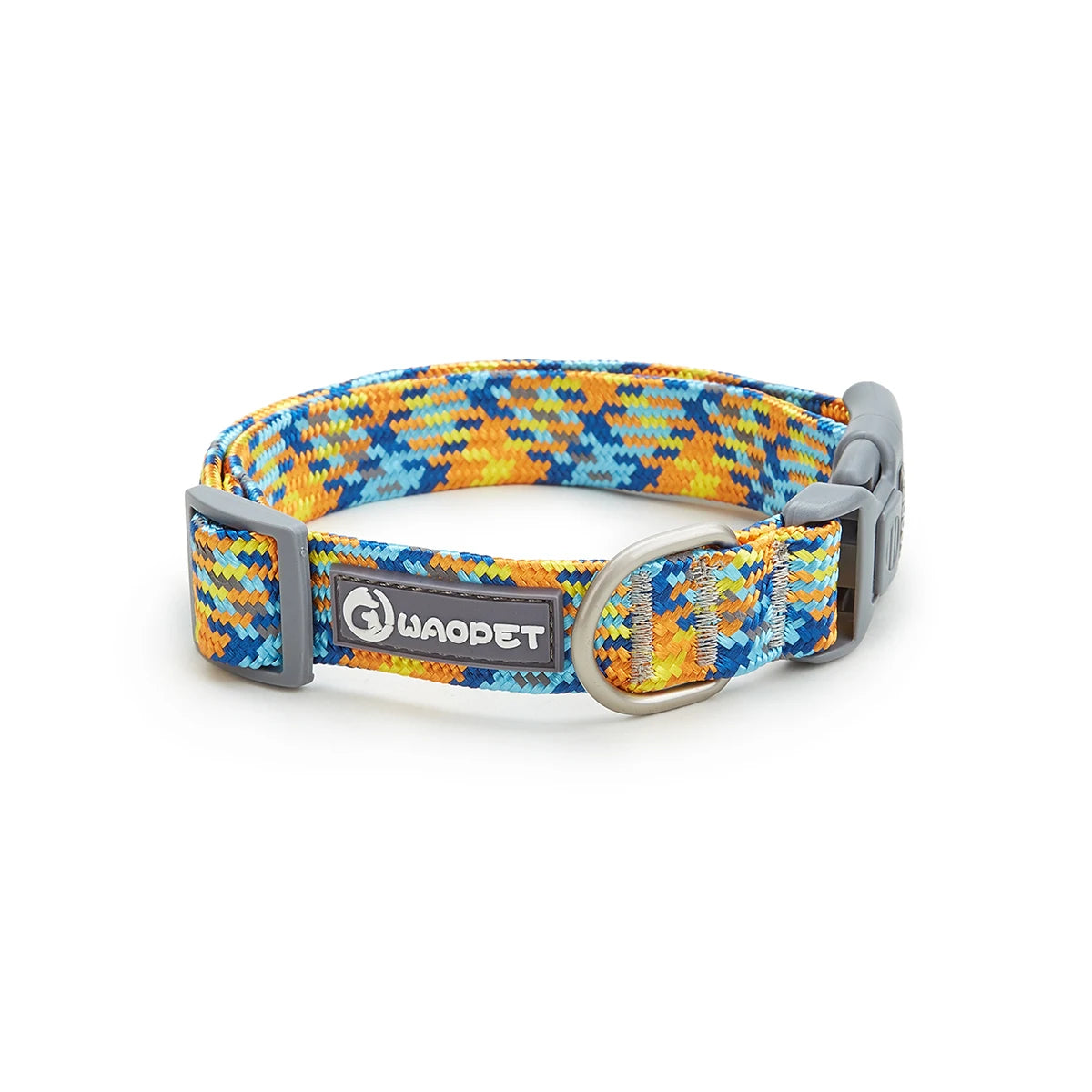 Adjustable Reflective Dog Collar – Durable Nylon Collar for Medium & Large Dogs