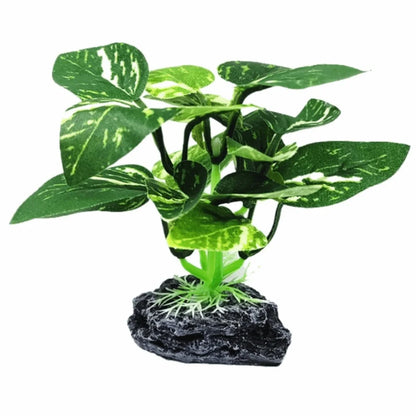 Realistic Artificial Aquarium Plants – Silk-Texture Fish Tank Decorations for Betta Fish & Aquariums