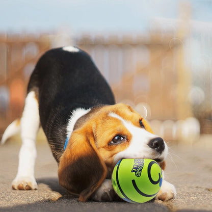 Wobble Wag Giggle Glow Ball – Interactive Dog, Cat Toy with Fun Giggle Sounds When Rolled or Shaken