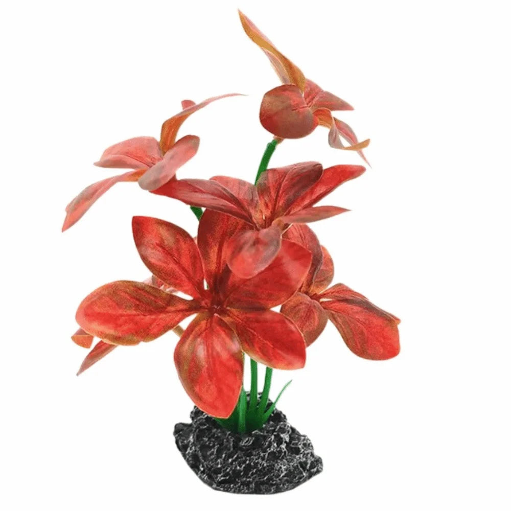 Realistic Artificial Aquarium Plants – Silk-Texture Fish Tank Decorations for Betta Fish & Aquariums