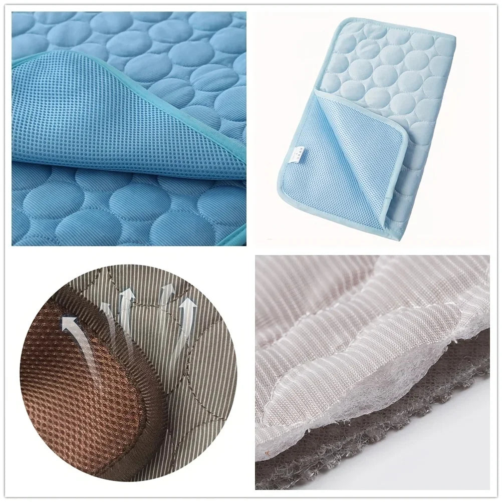 Pet Cooling Mat – Extra Large Summer Cooling Blanket & Ice Pad for Small and Large Dogs, Cats & Pets