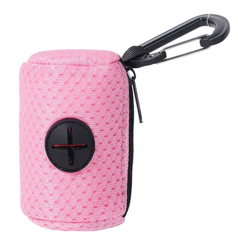 Dog Waste Bag Holder – Portable Pet Poop Bag Dispenser for Walking, Travel & Easy Cleanup