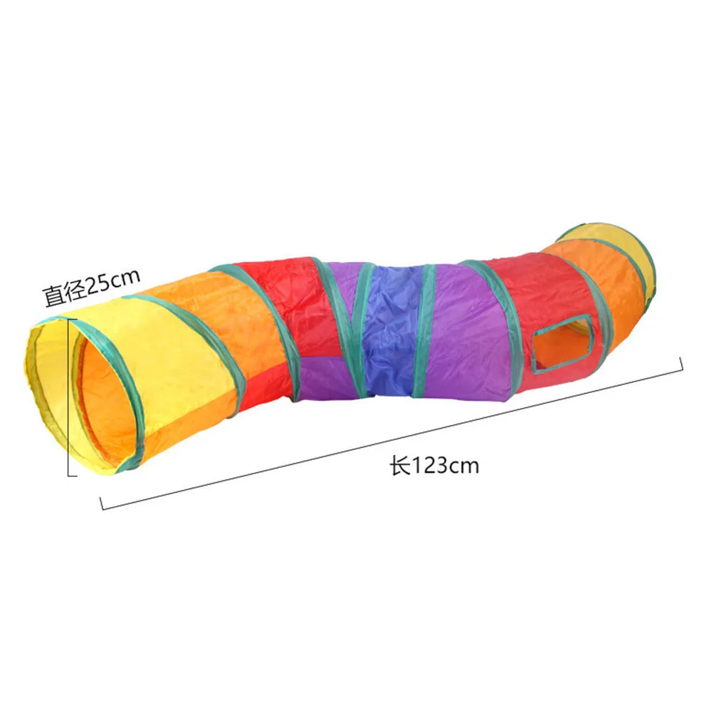 Collapsible Cat Tunnel Toy – Interactive Play Tube for Indoor & Outdoor Cats, Kittens & Puppies