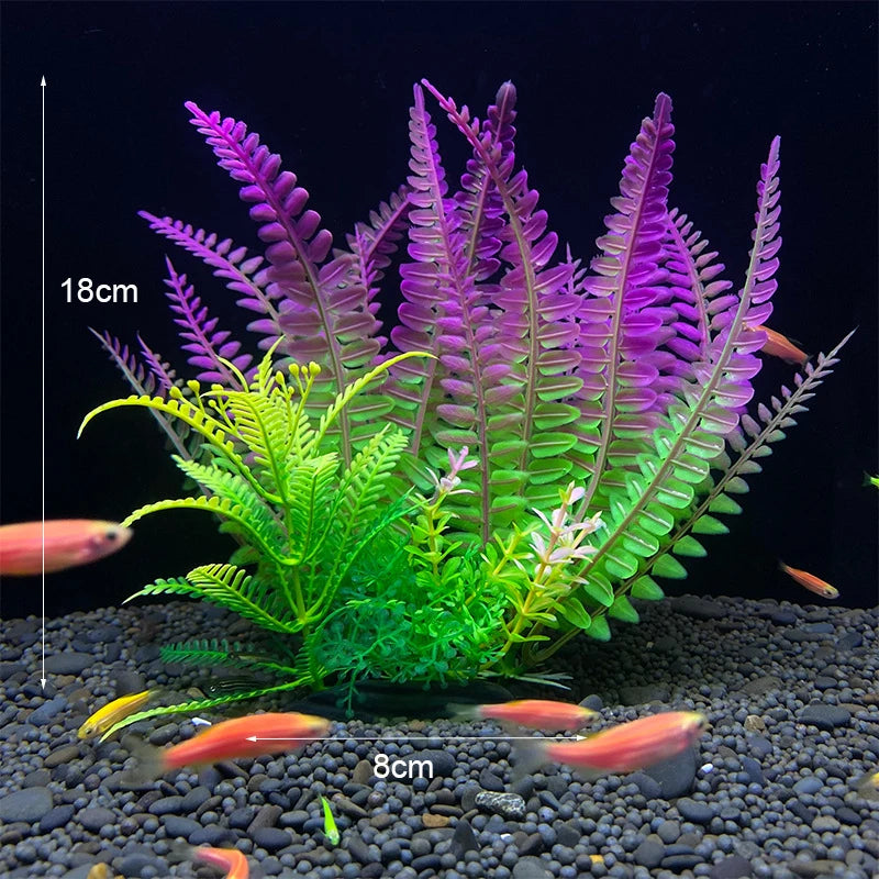 Artificial Aquarium Plants – Realistic Underwater Water Grass Decorations for Fish Tanks & Aquariums