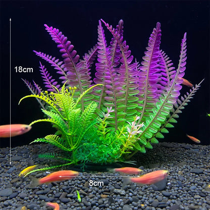 Artificial Aquarium Plants – Realistic Underwater Water Grass Decorations for Fish Tanks & Aquariums