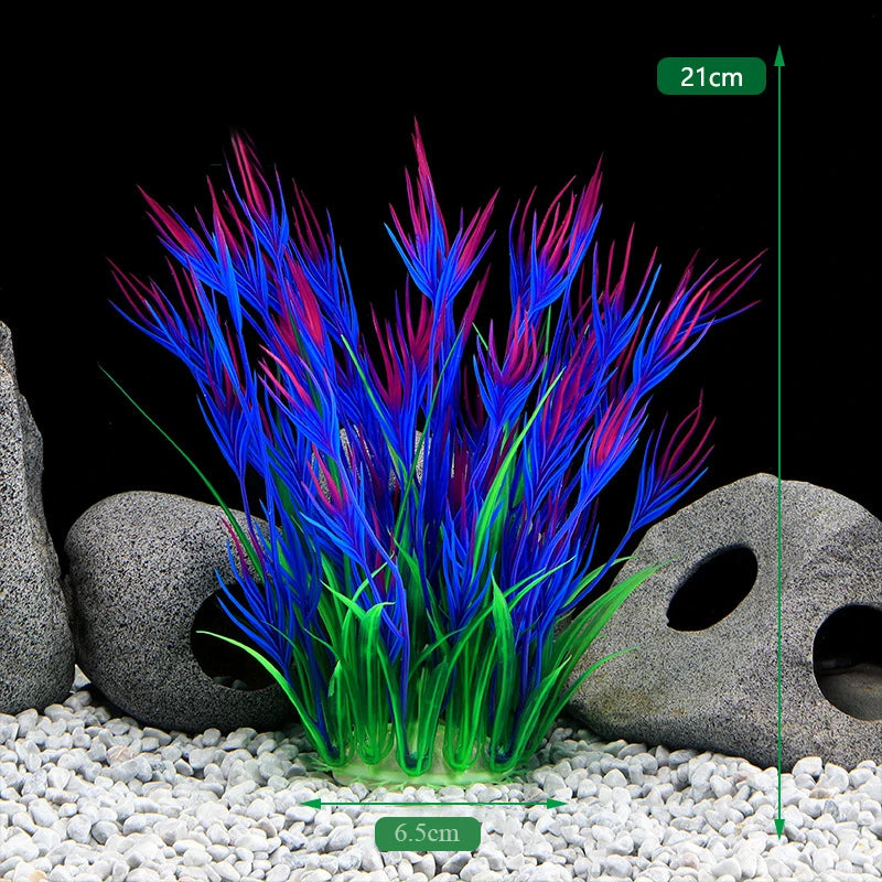 Artificial Aquarium Plants – Realistic Underwater Water Grass Decorations for Fish Tanks & Aquariums