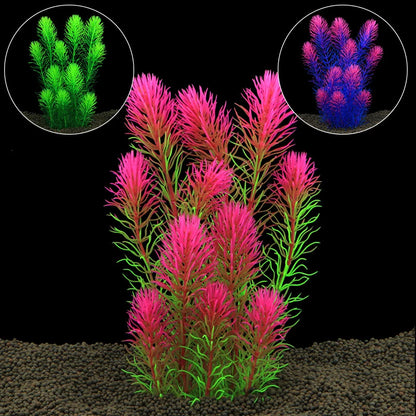 Artificial Aquarium Plants – Realistic Underwater Water Grass Decorations for Fish Tanks & Aquariums